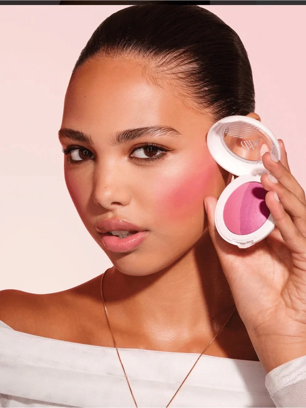 Dibs The Duet Baked Blush Duo in VIP Pink NIB